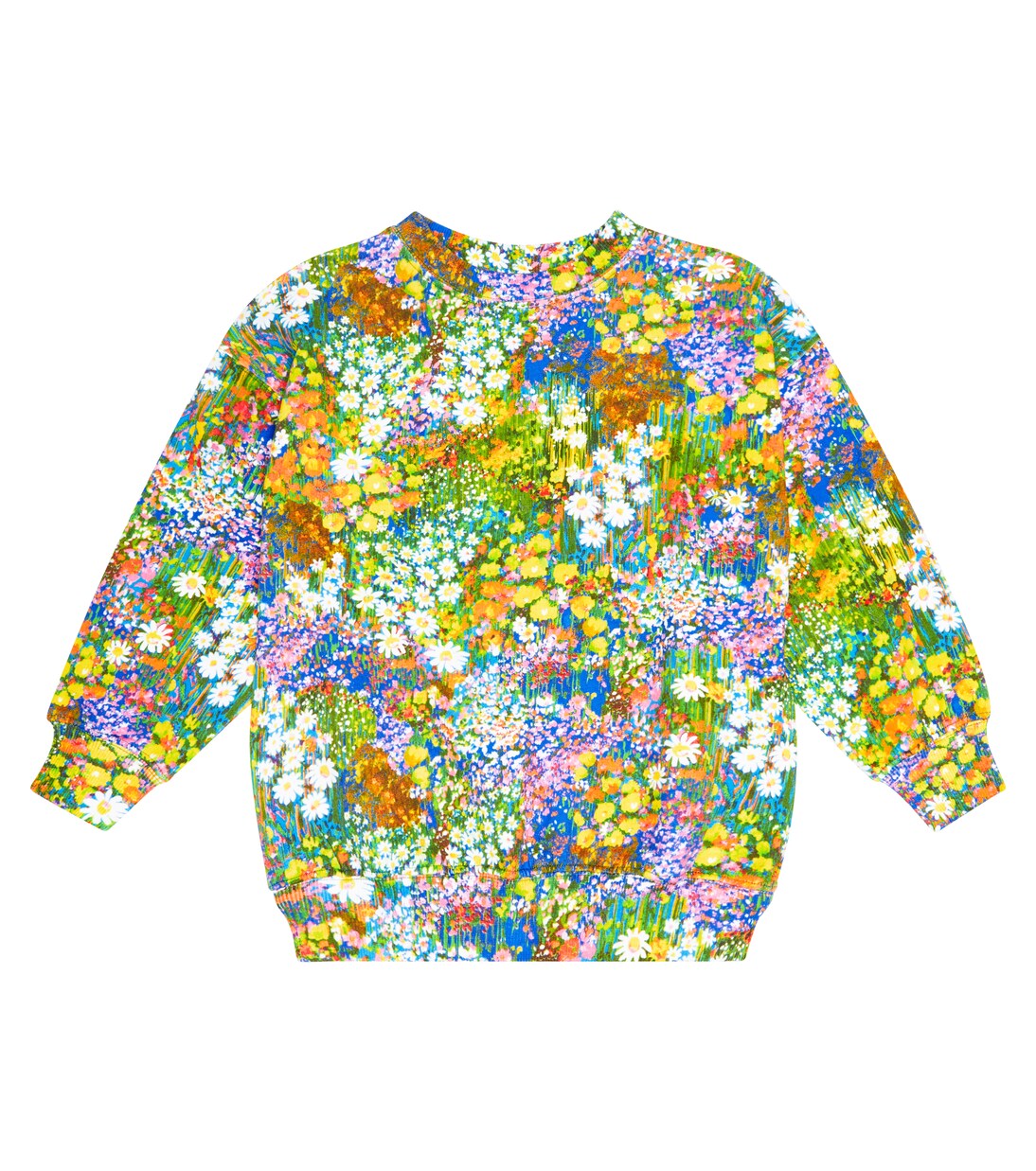 Sweat-shirt Mar en coton à fleurs | Molo