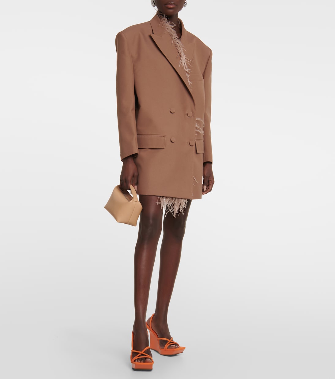 Wedge-Sandalen Rosie 39 aus Leder | Gia Borghini