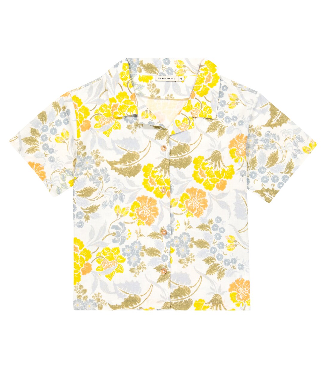 Gianni floral linen and cotton shirt | The New Society