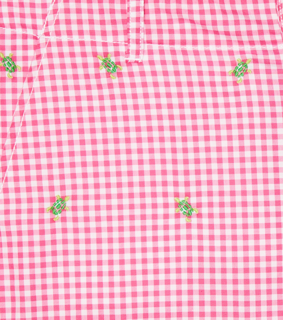 Gingham embroidered cotton shorts | Polo Ralph Lauren Kids