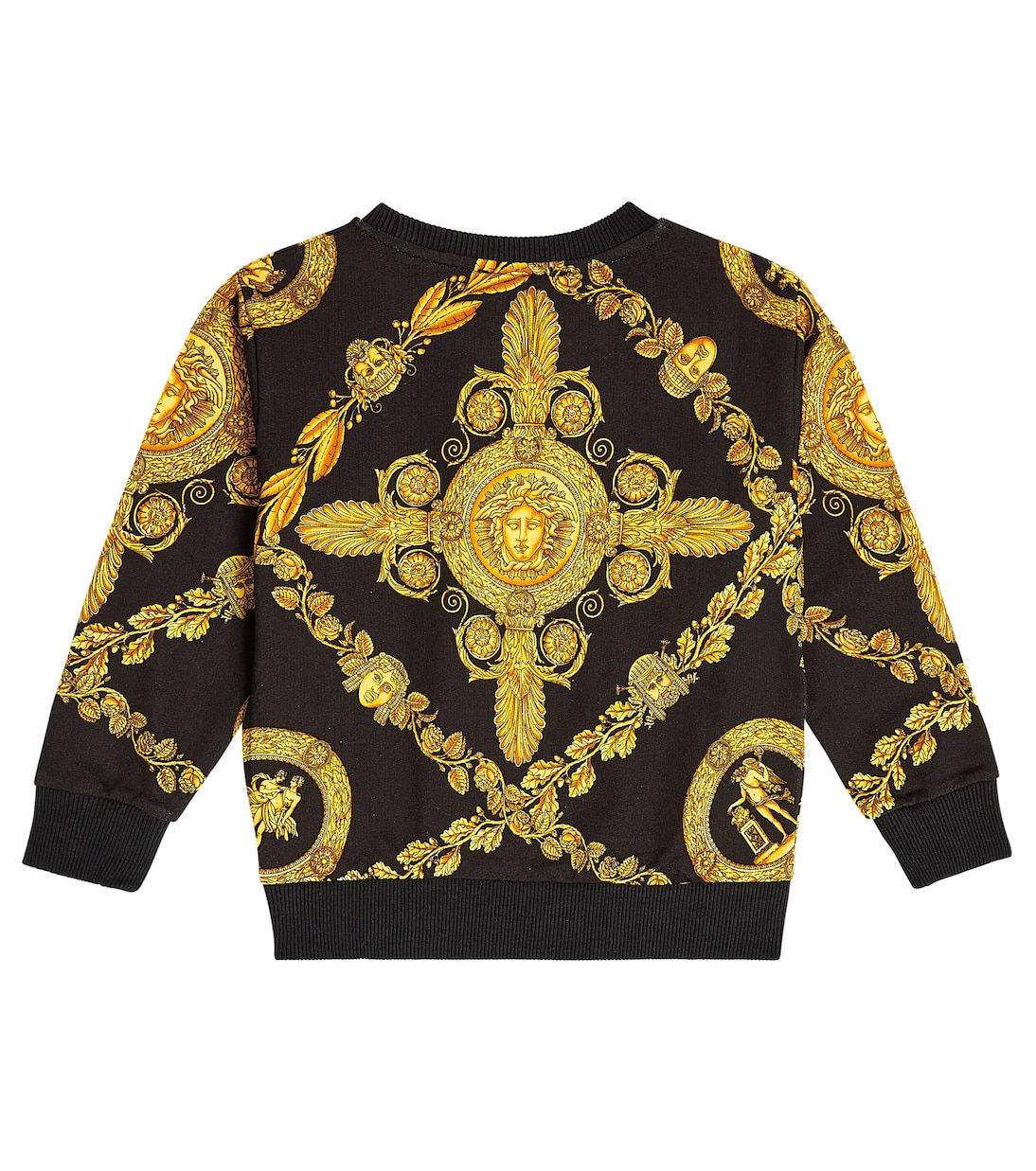 Sweat-shirt Barocco en coton | Versace Kids