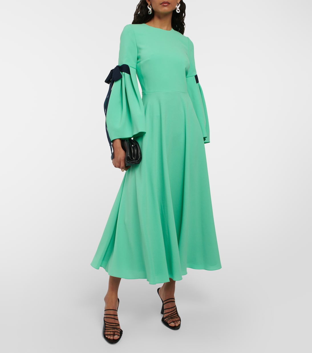 Robe midi Perdita en crêpe | Roksanda