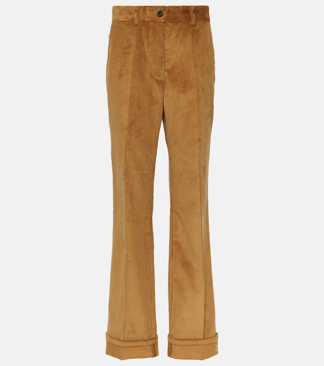 Low-rise cotton corduroy pants | Miu Miu