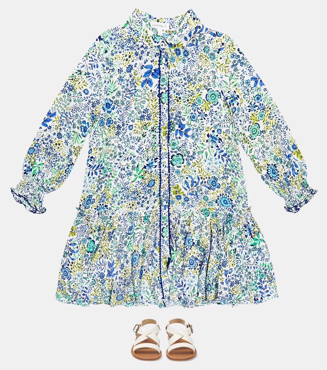 Tesorino floral dress | Poupette St Barth Kids