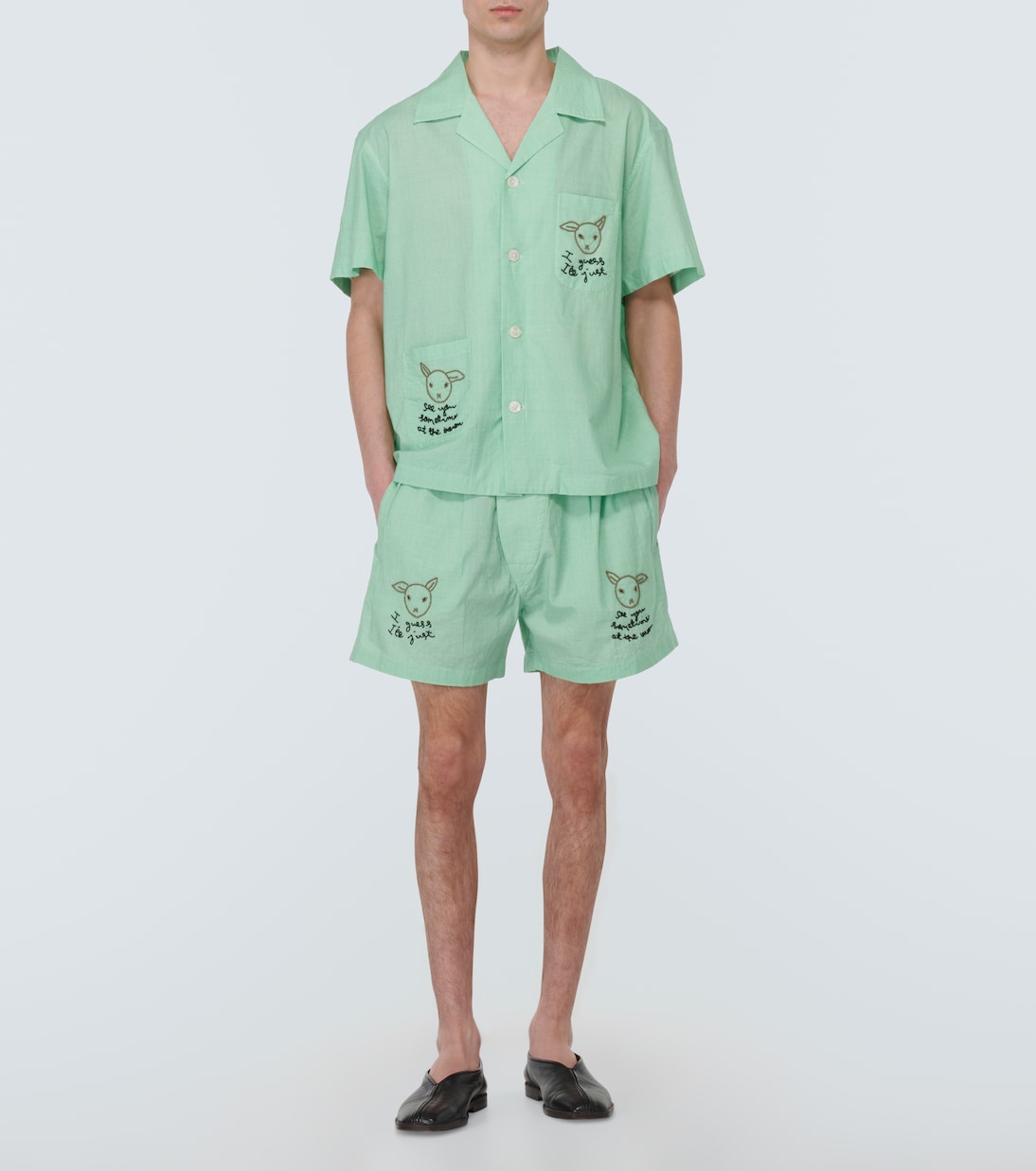 See You At The Barn cotton shirt | Bode