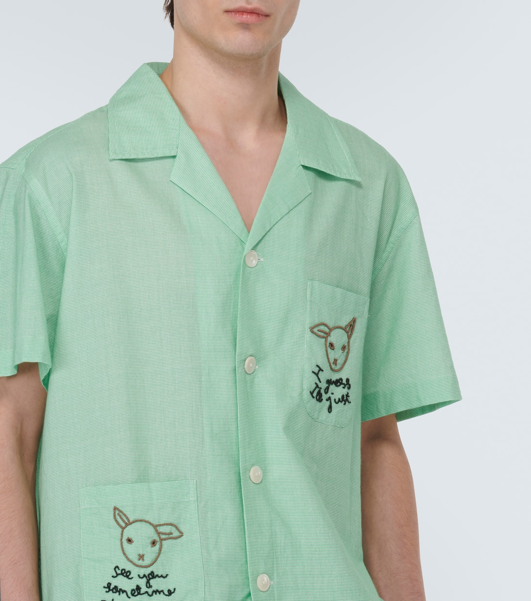 See You At The Barn cotton shirt | Bode