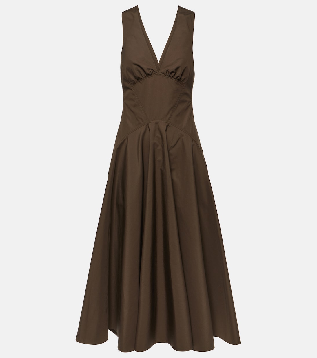 Midikleid aus Baumwollpopeline | Alaïa