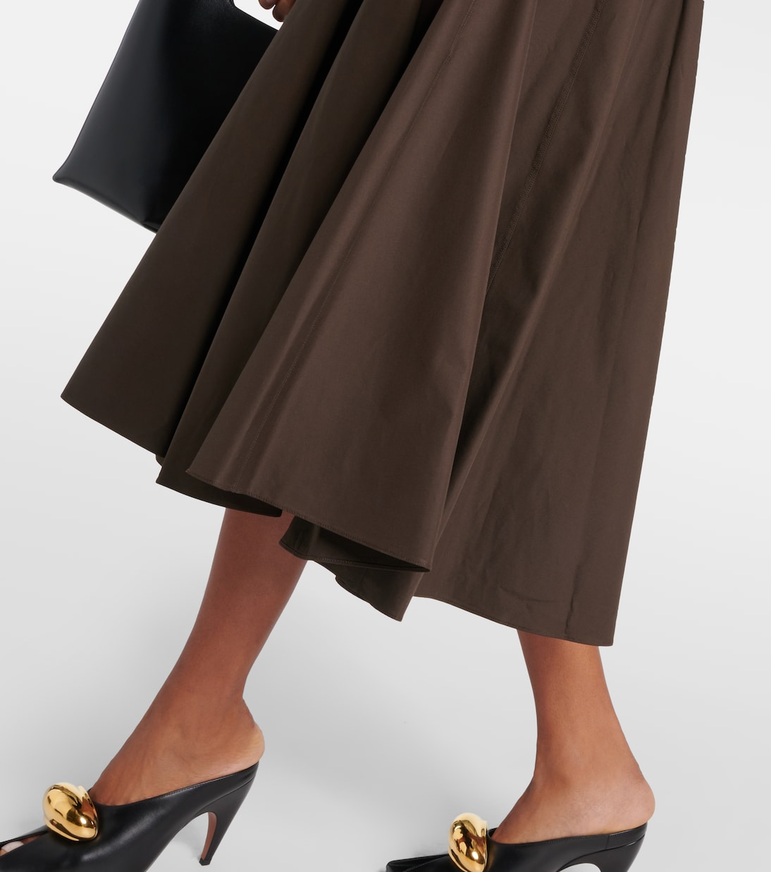 Midikleid aus Baumwollpopeline | Alaïa