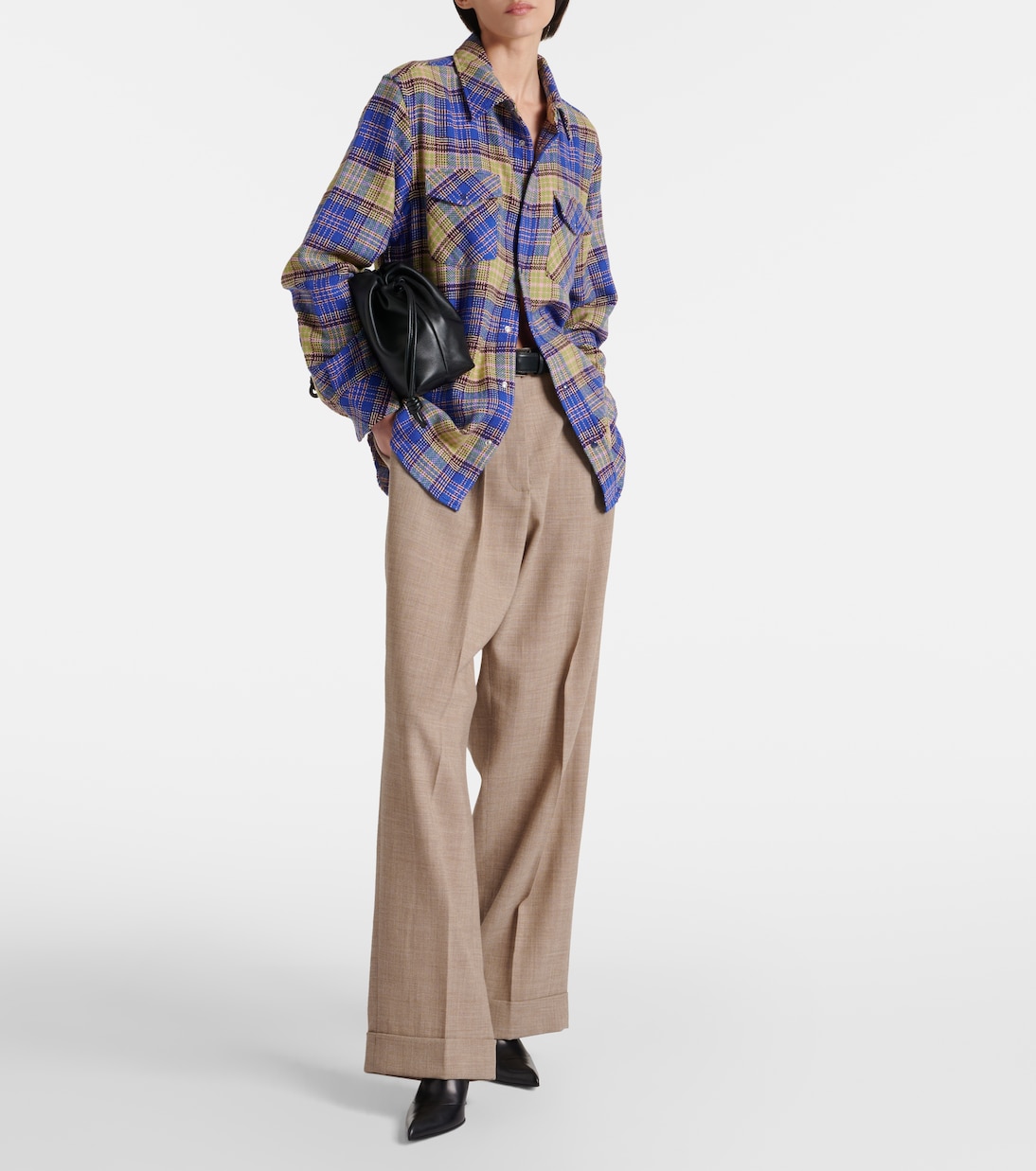 Tartan cashmere shirt | God's True Cashmere