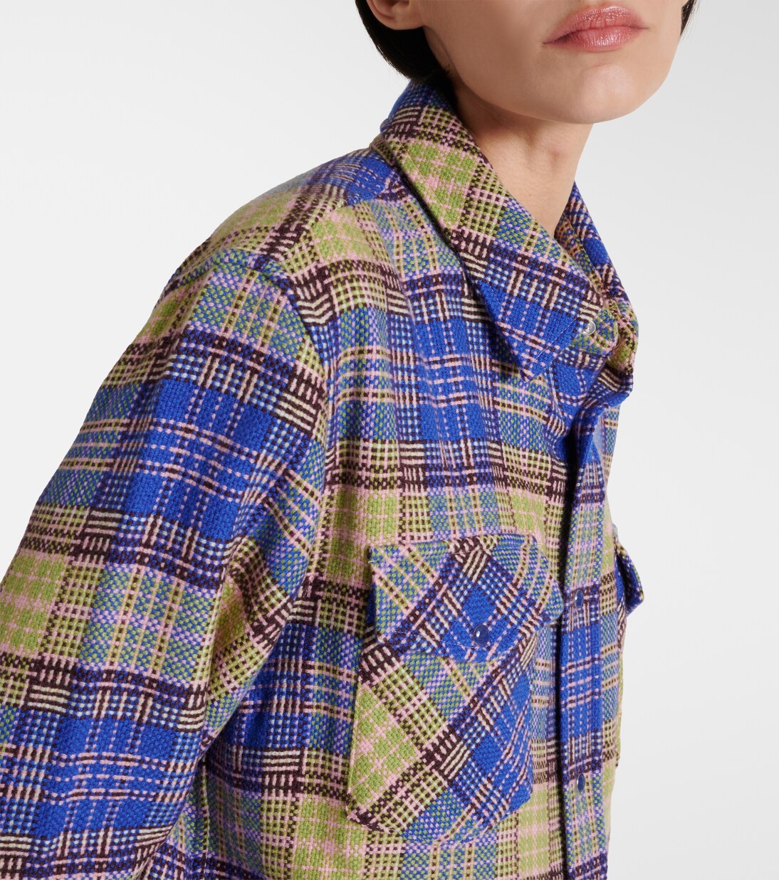 Tartan cashmere shirt | God's True Cashmere