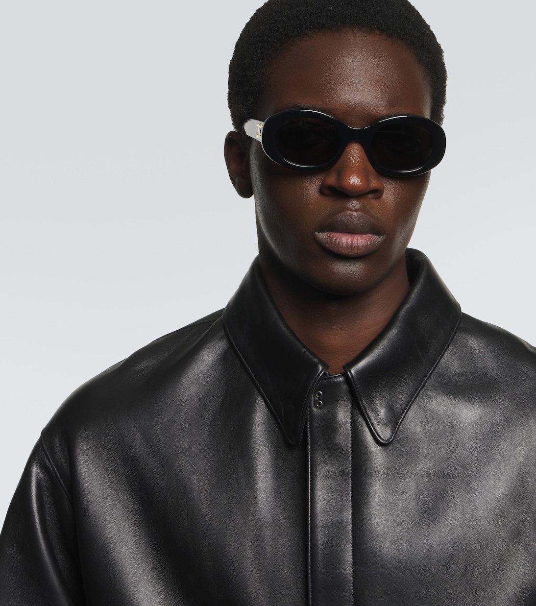 Triomphe 01 oval sunglasses | Celine Eyewear