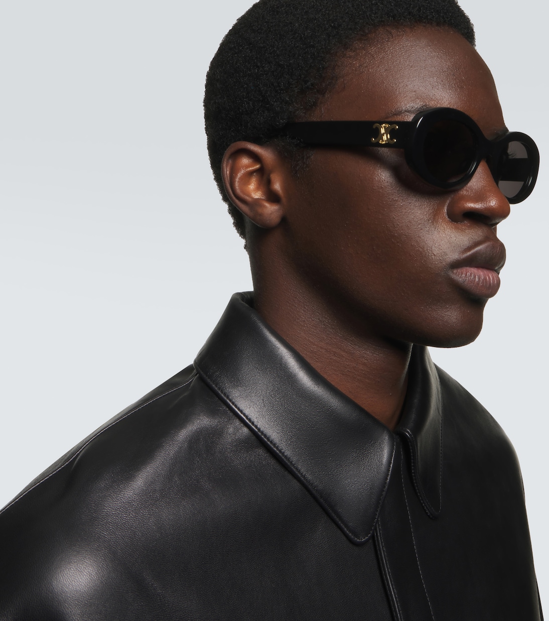 Triomphe 01 oval sunglasses | Celine Eyewear