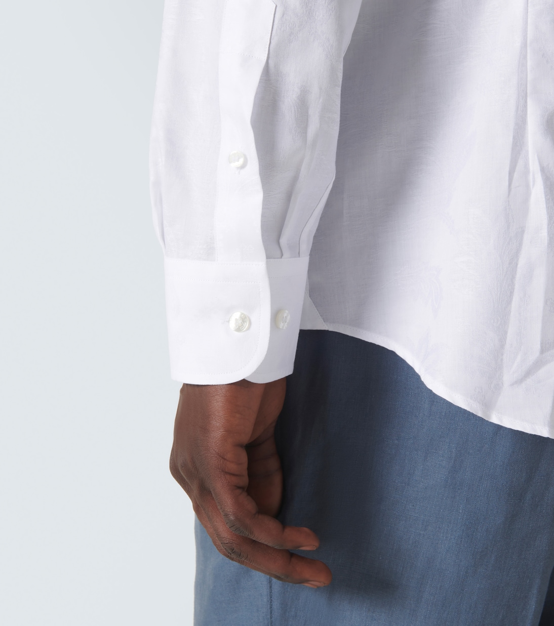 Paisley jacquard cotton shirt | Etro