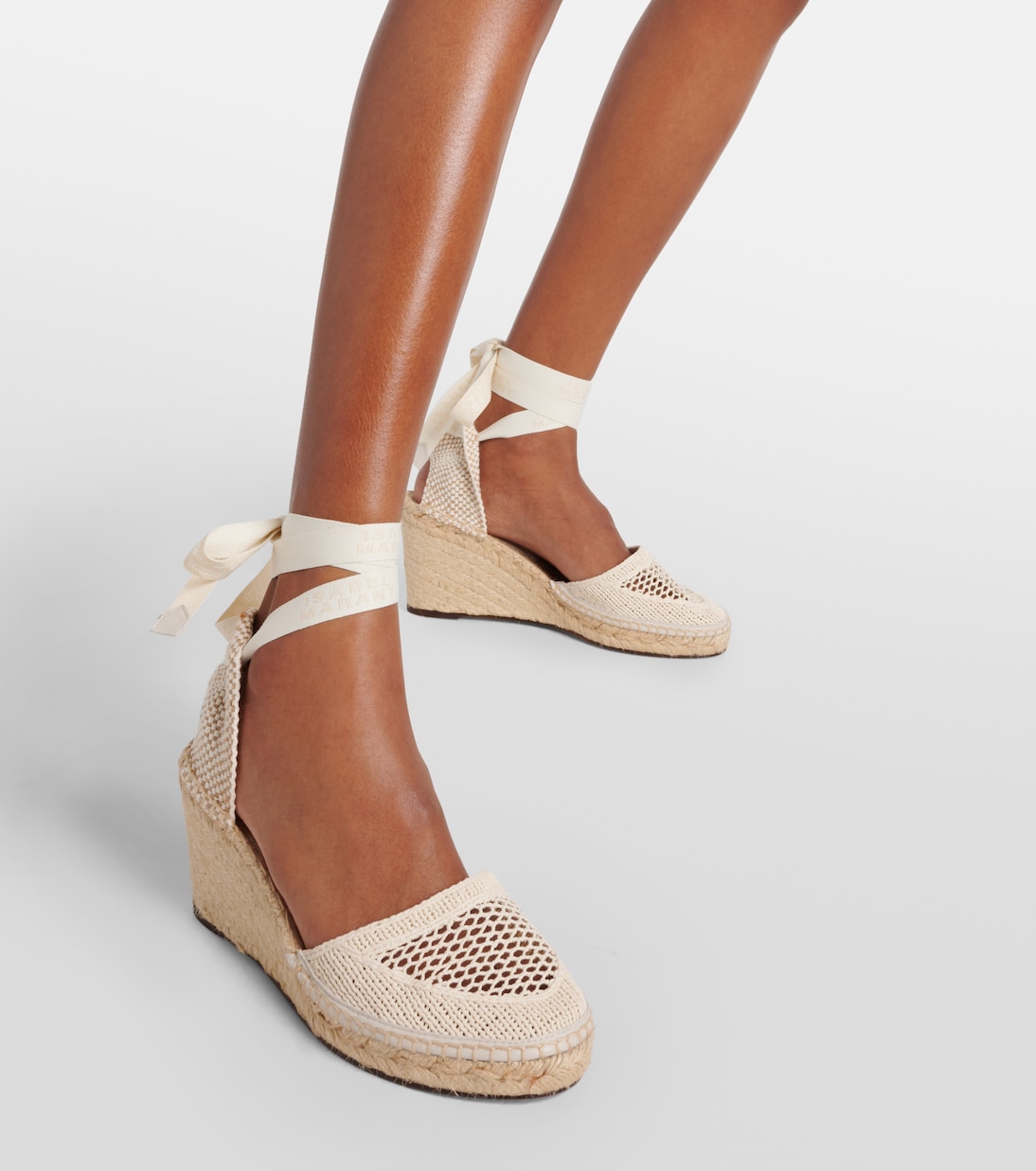 Alpargatas Alfafi de rafia con cuña | Isabel Marant