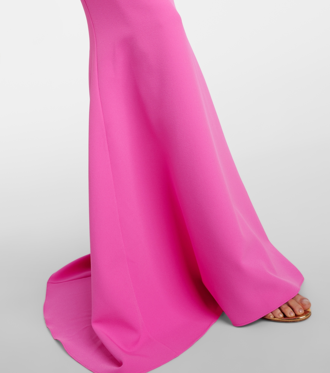 Robe longue Auria en crêpe | Safiyaa