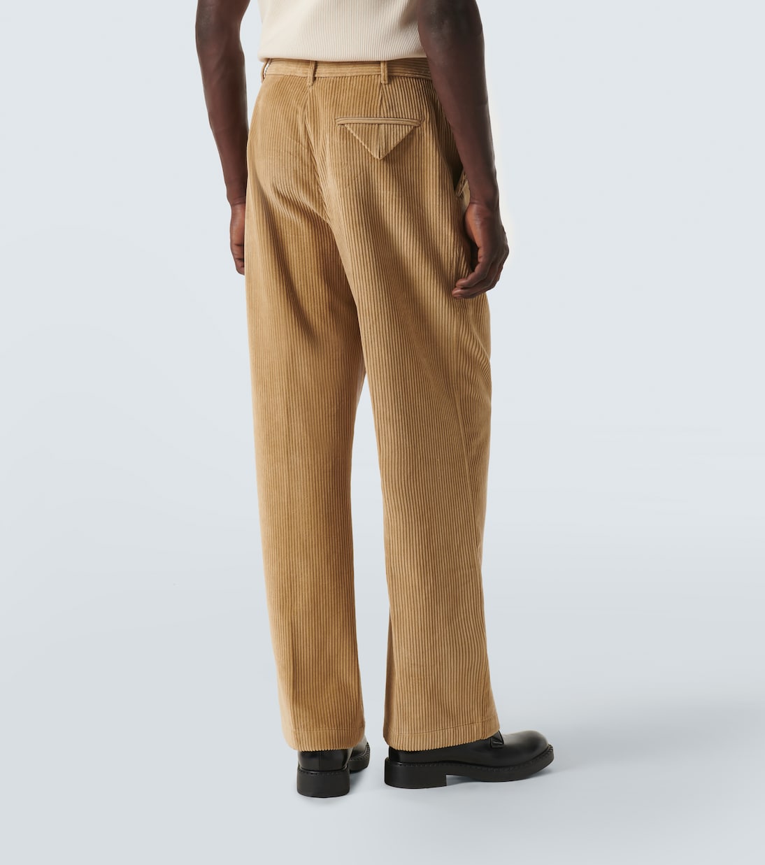 Cotton corduroy straight pants | Bottega Veneta