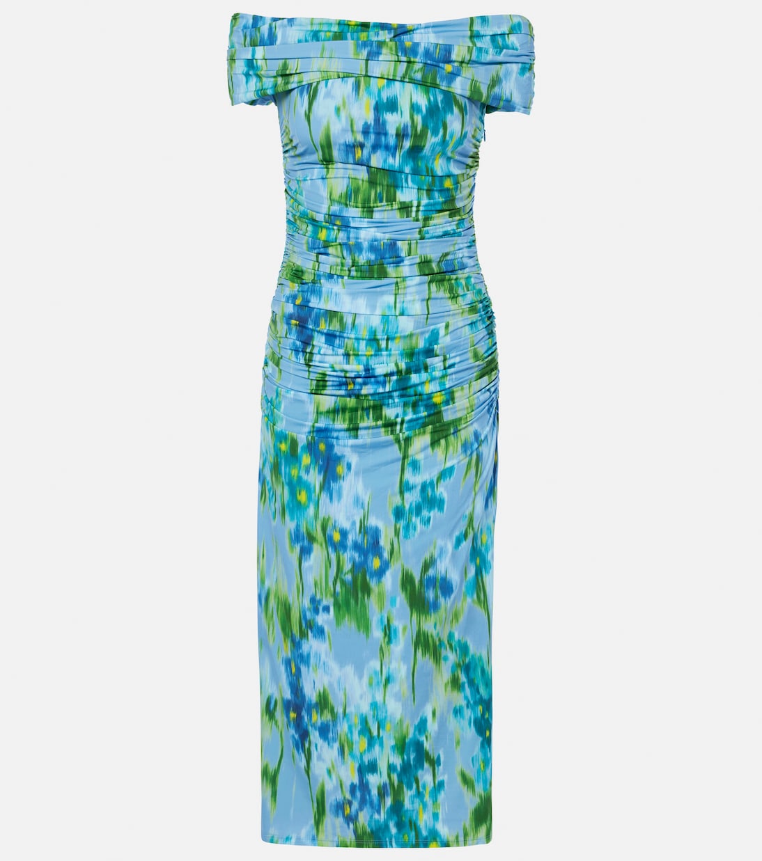 Abito midi con scollo bardot | Carolina Herrera