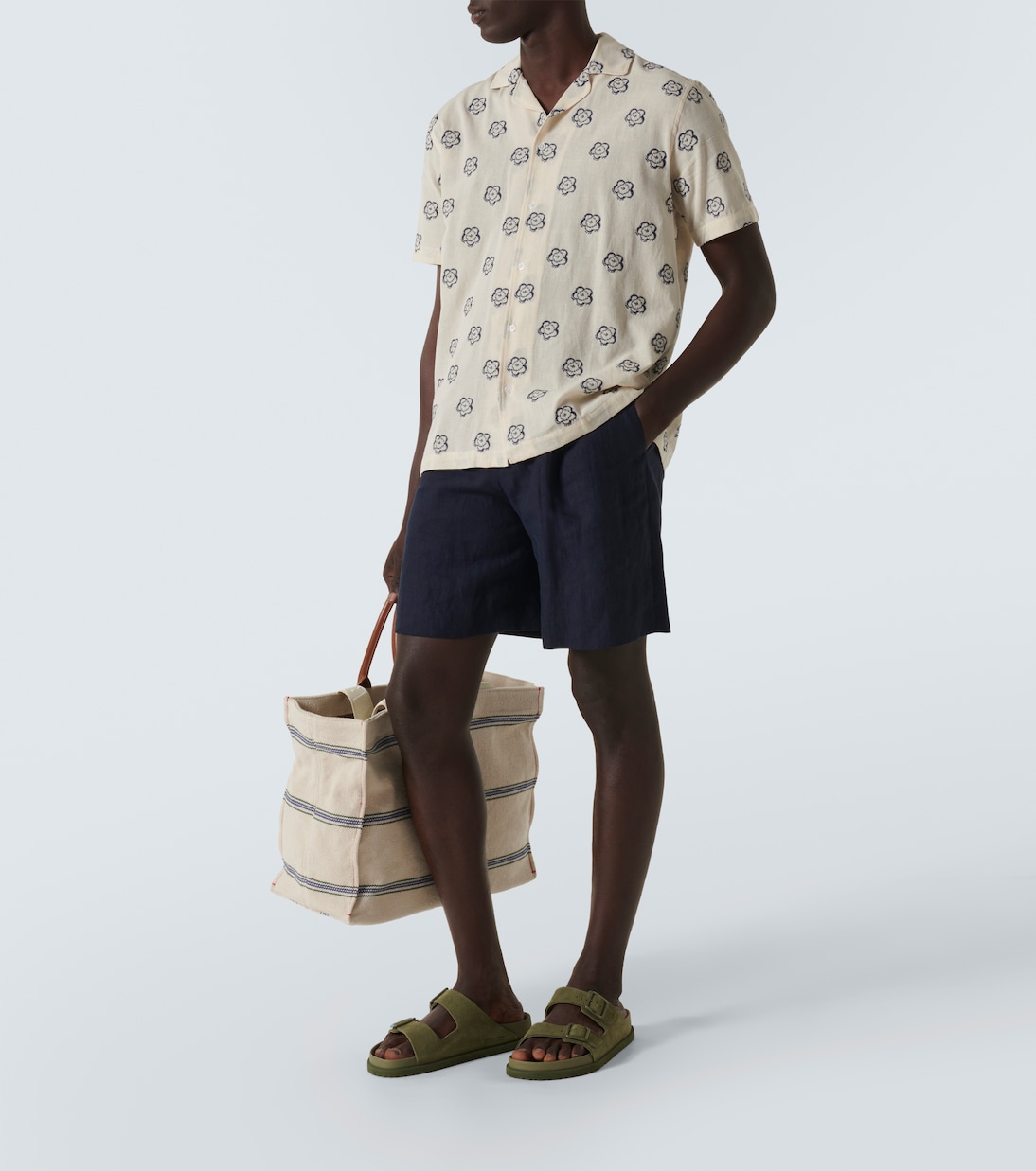 Marne cotton-blend jacquard bowling shirt | Orlebar Brown