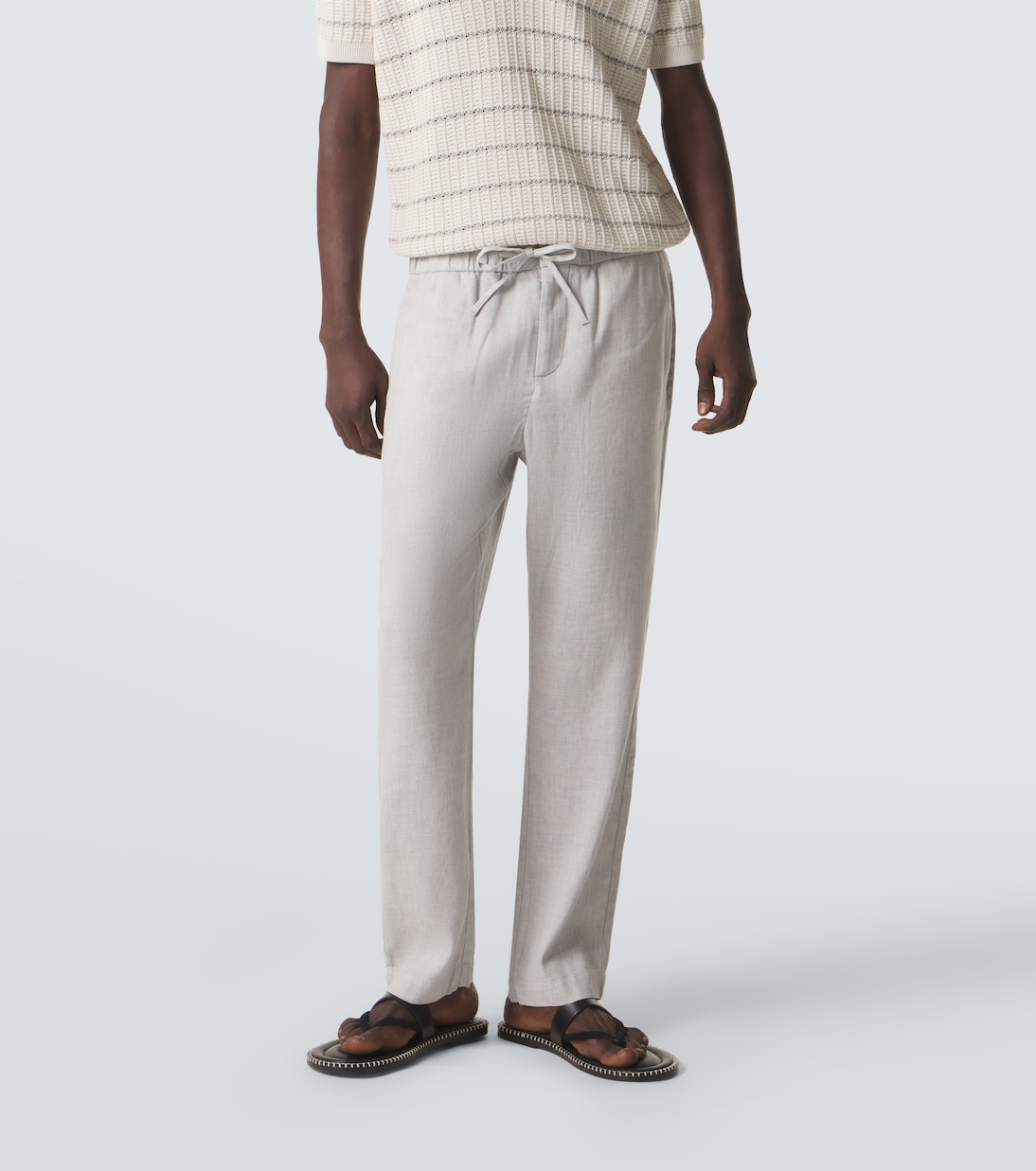 Gerade Hose Oscar aus Leinen und Baumwolle | Frescobol Carioca