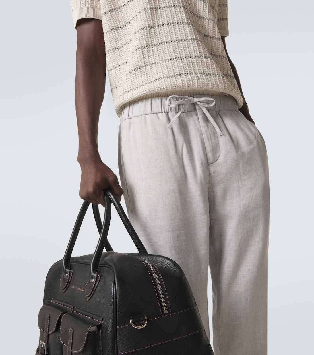 Gerade Hose Oscar aus Leinen und Baumwolle | Frescobol Carioca