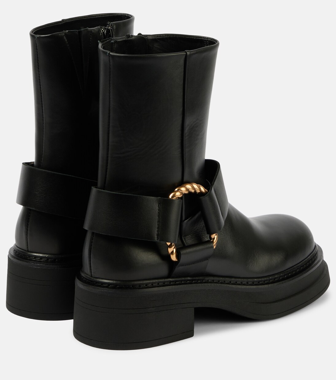 Chic Sophistication leather combat boots | Dorothee Schumacher