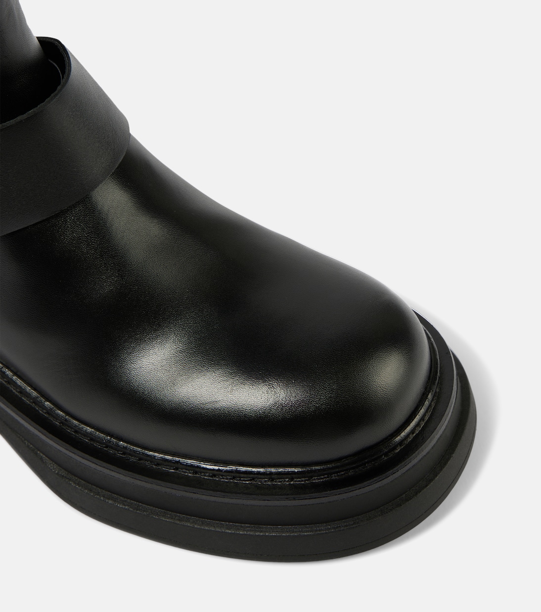 Chic Sophistication leather combat boots | Dorothee Schumacher