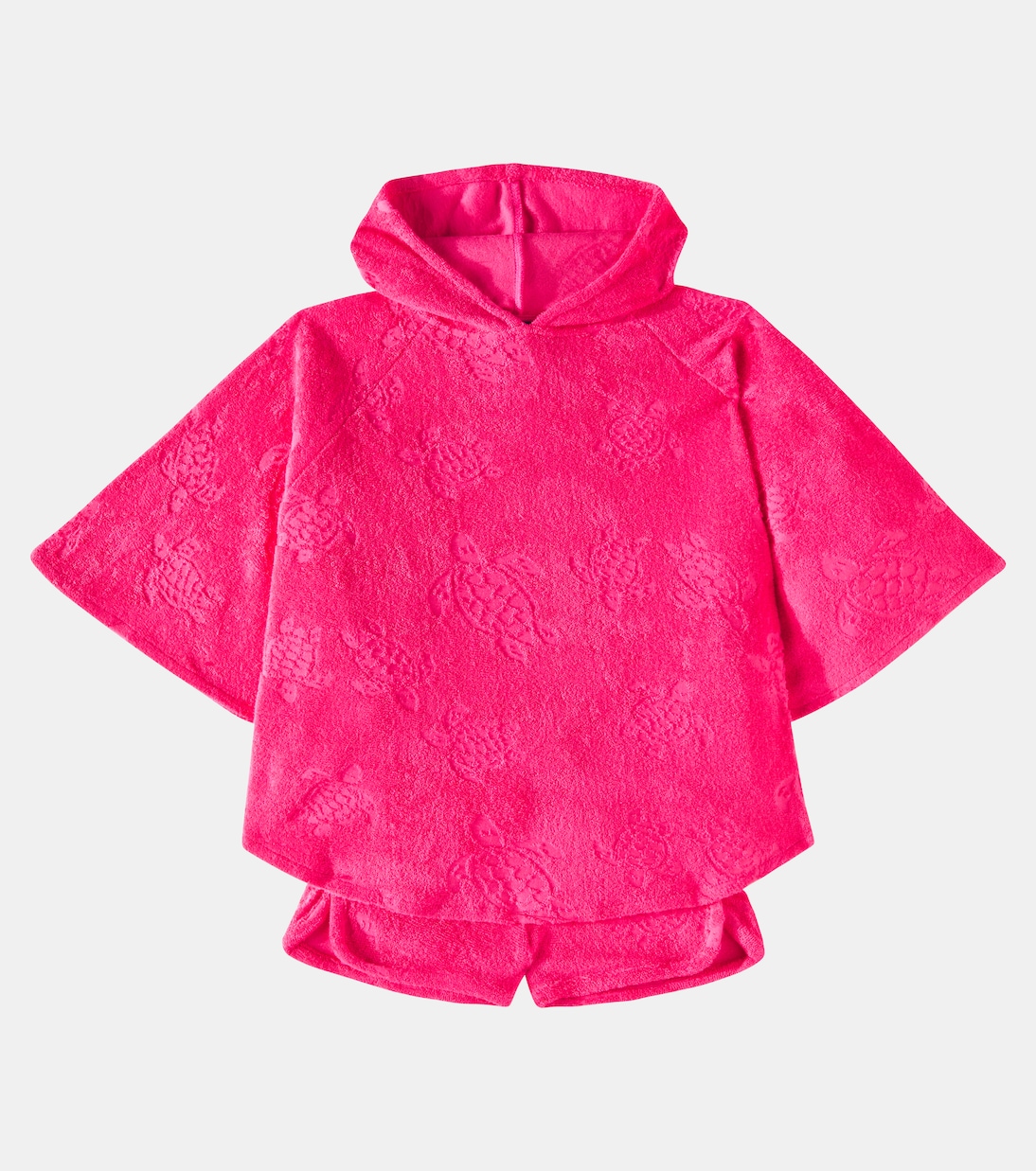 Baby Bubbly cotton cape, T-shirt, and shorts set | Vilebrequin Kids