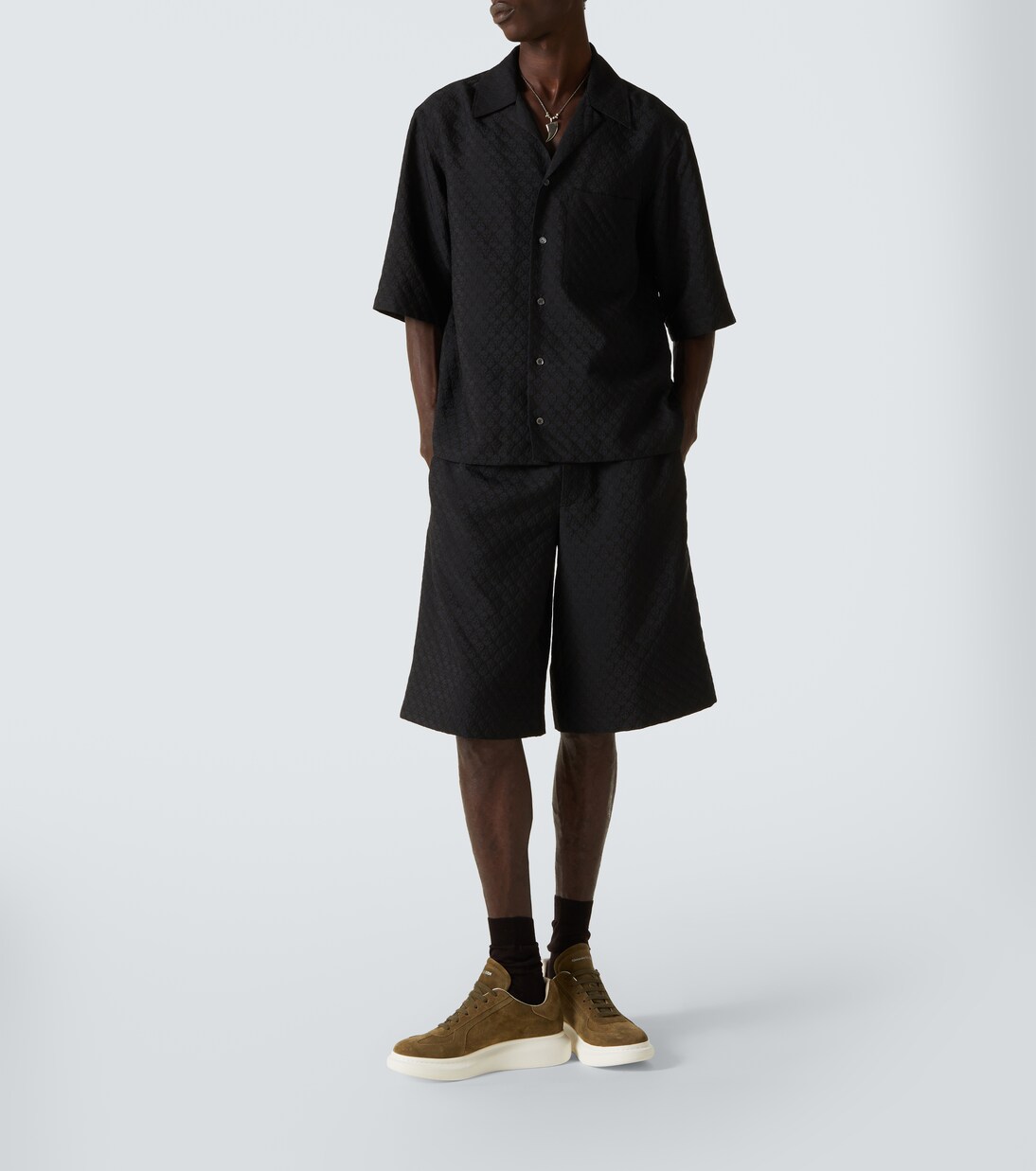 Skull Bermuda shorts | McQueen