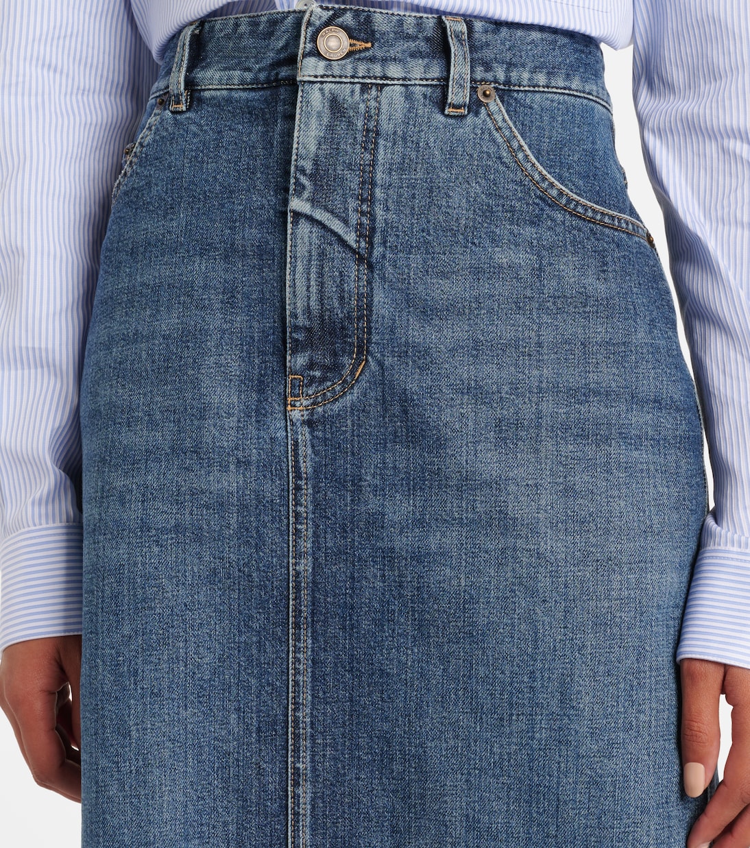 High-Rise-Jeansrock | Ralph Lauren Collection