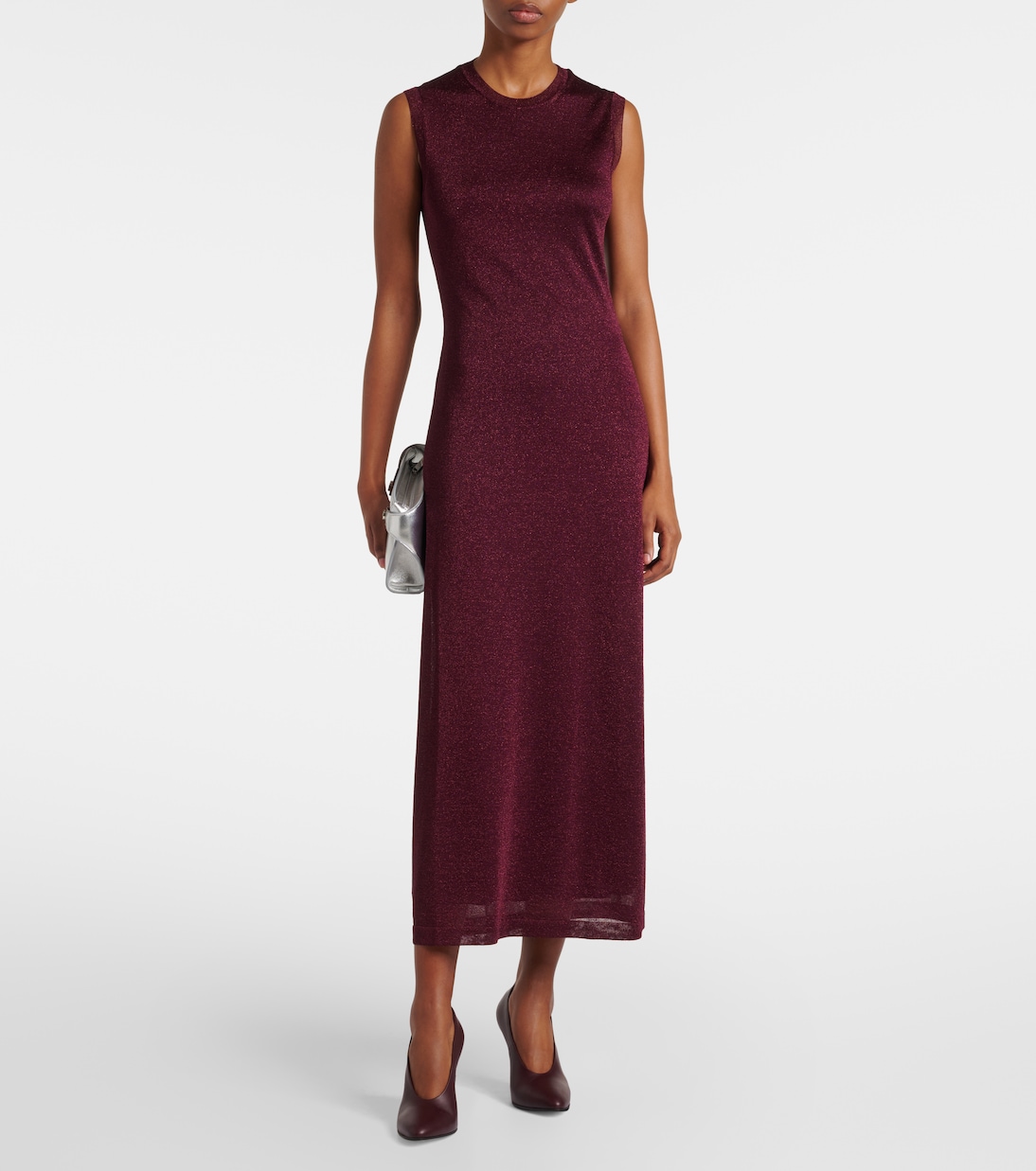 Abito lungo in Lurex® | Ferragamo