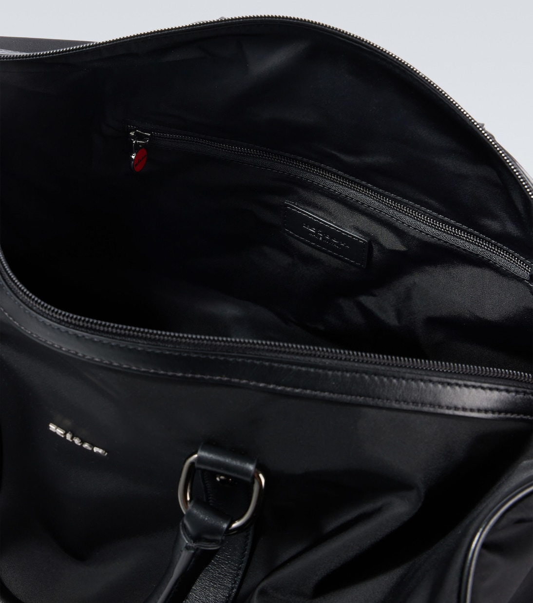 Weekender mit Leder | Kiton