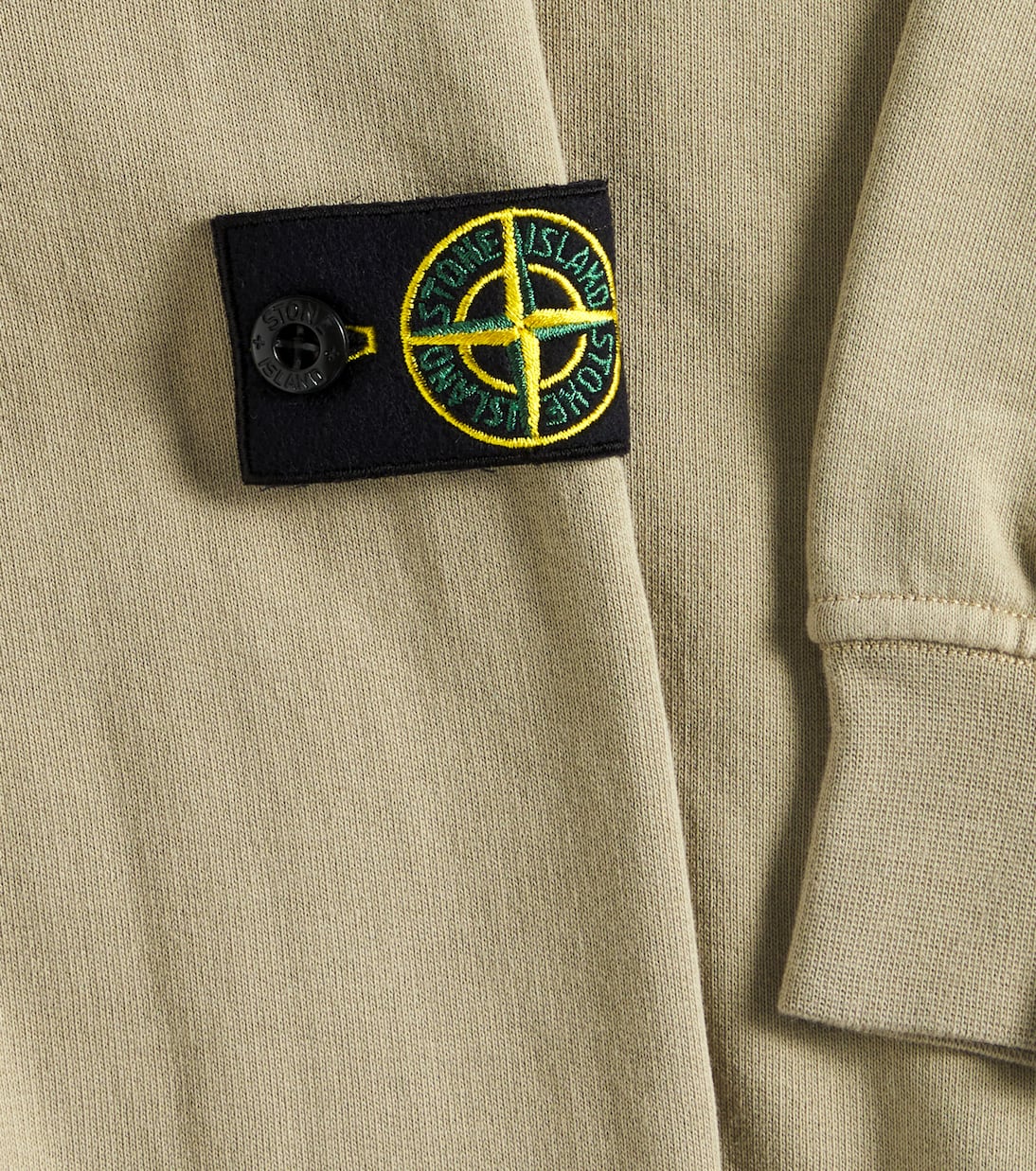 Cotton jersey hoodie | Stone Island Junior
