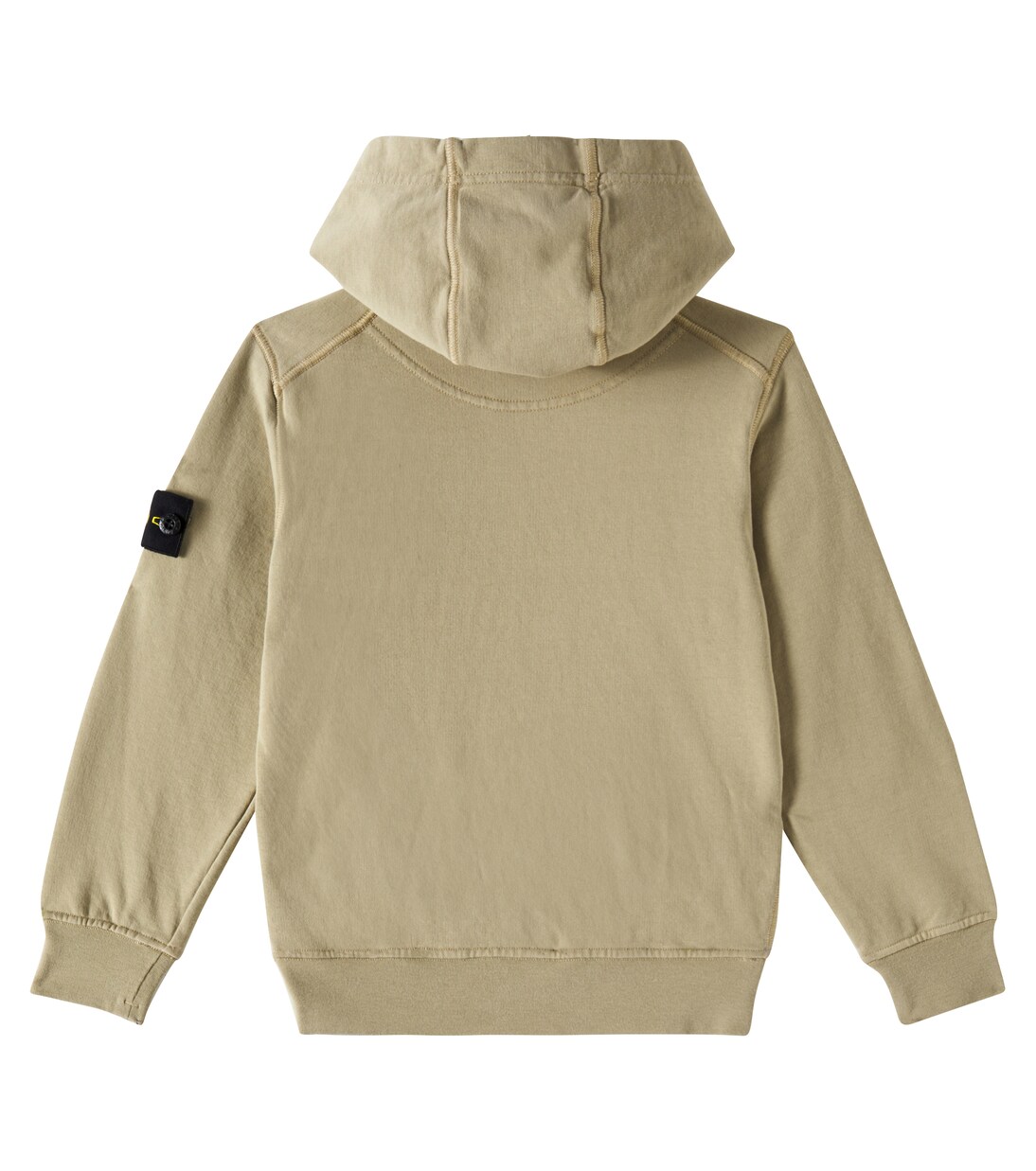Cotton jersey hoodie | Stone Island Junior