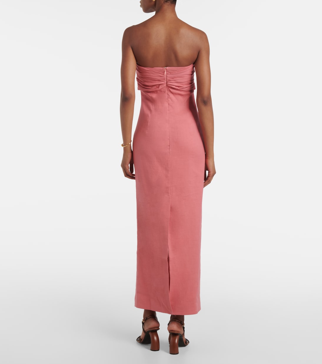 Abito lungo Rahel in misto lino e cotone | Tove