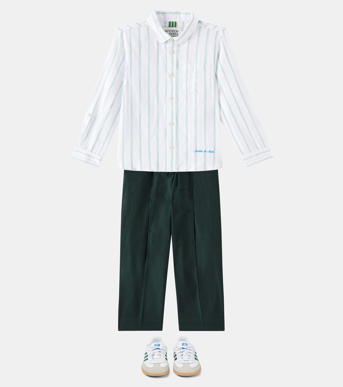 Cotton tapered pants | Scotch & Soda Kids