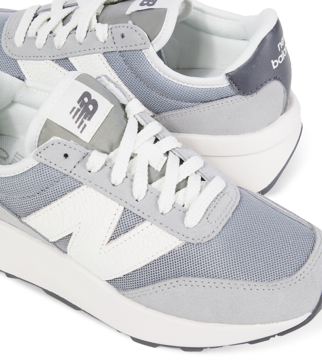 370 Junior suede-trimmed sneakers | New Balance Kids