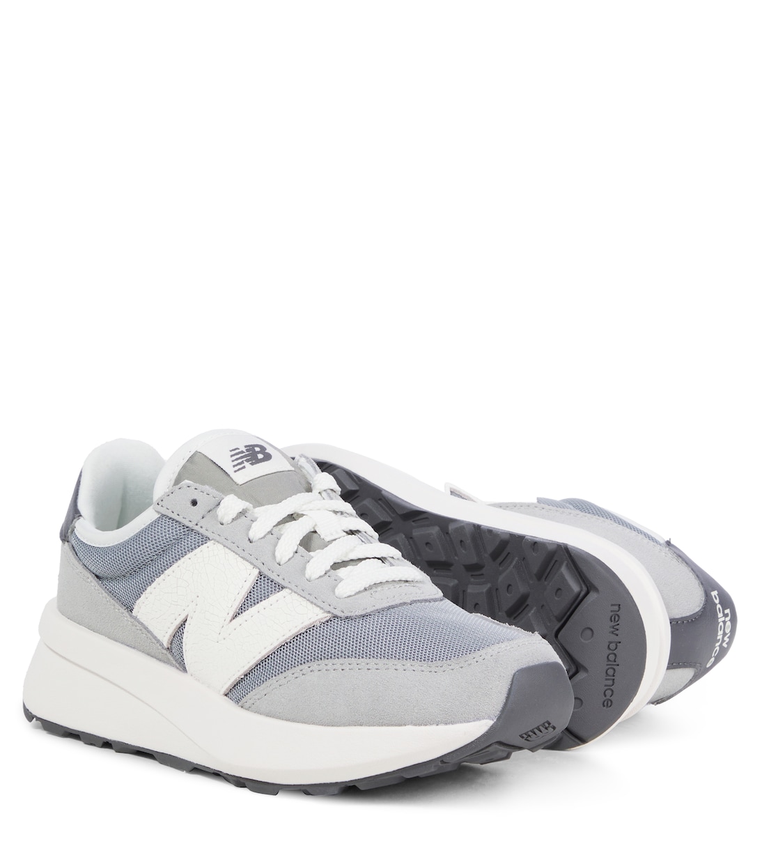 370 Junior suede-trimmed sneakers | New Balance Kids