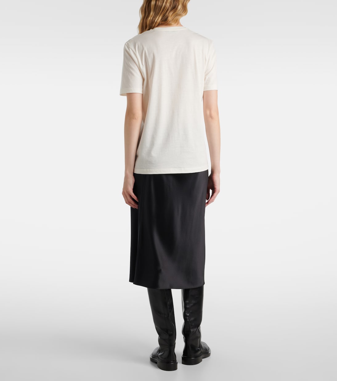 T-Shirt aus Baumwolle und Seide | Joseph