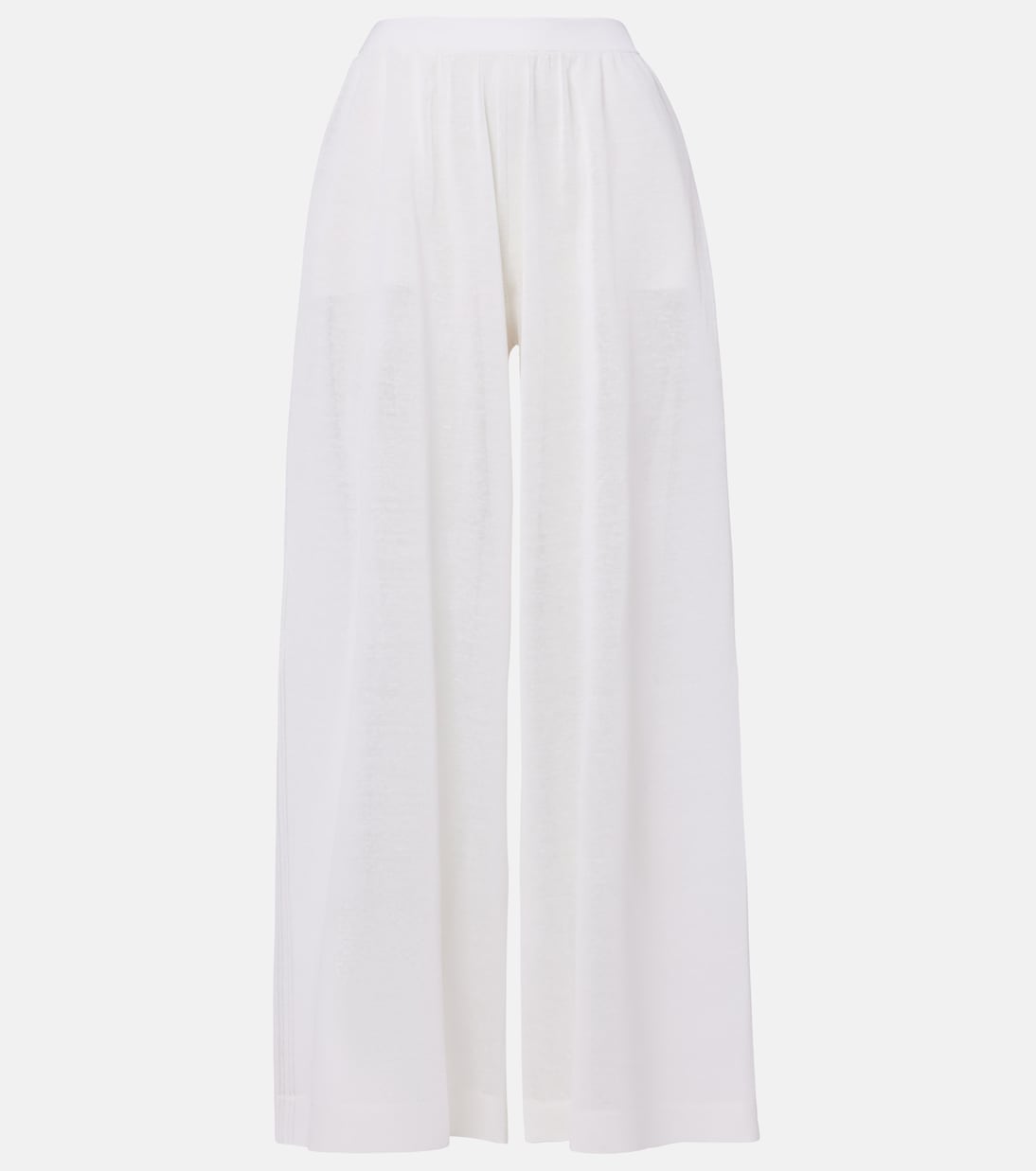 Linen and silk wide-leg pants | Alaïa