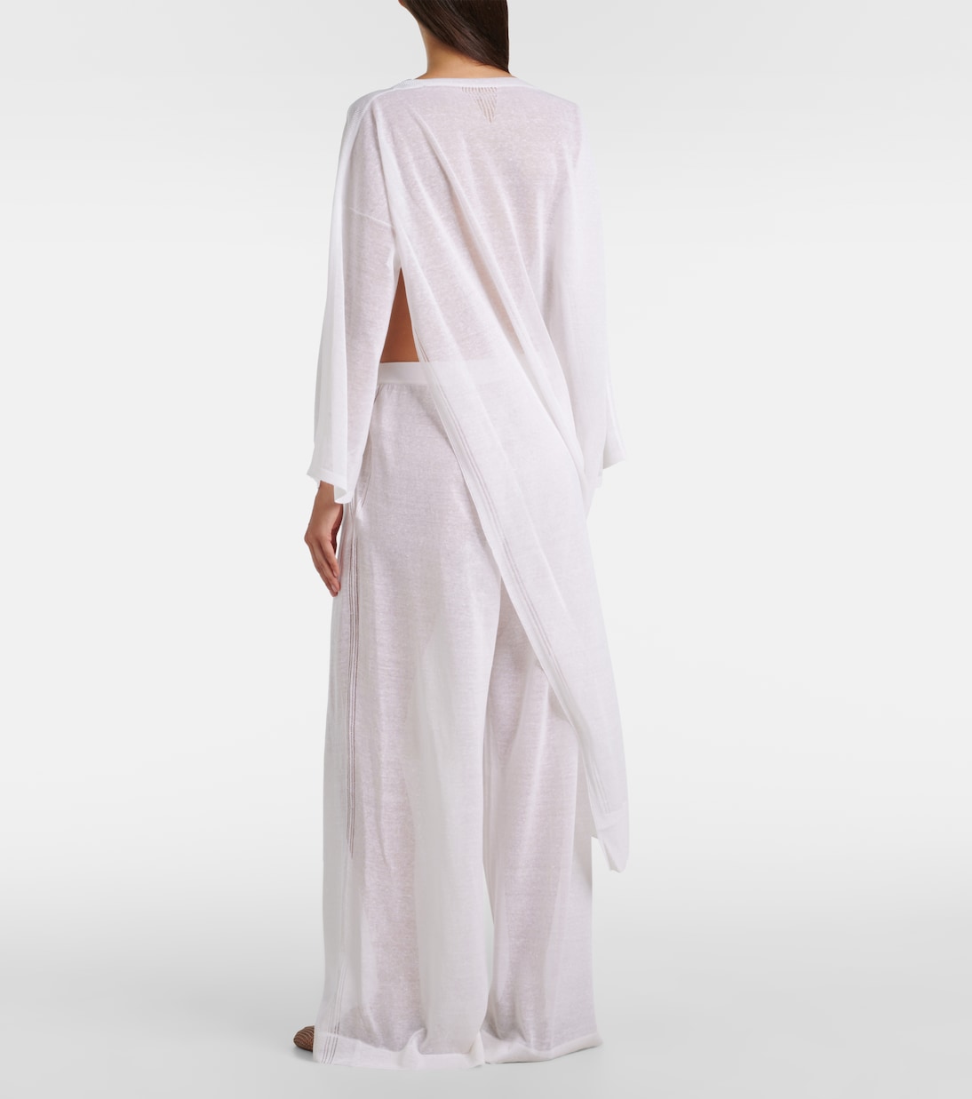 Linen and silk wide-leg pants | Alaïa