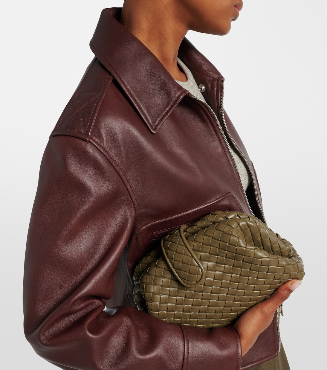 Lauren 1980 Small leather clutch | Bottega Veneta
