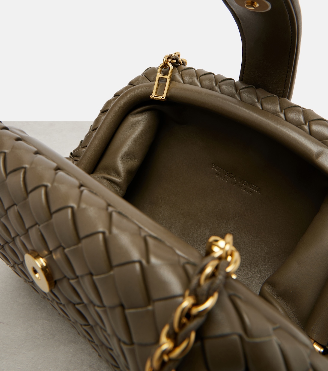 Lauren 1980 Small leather clutch | Bottega Veneta