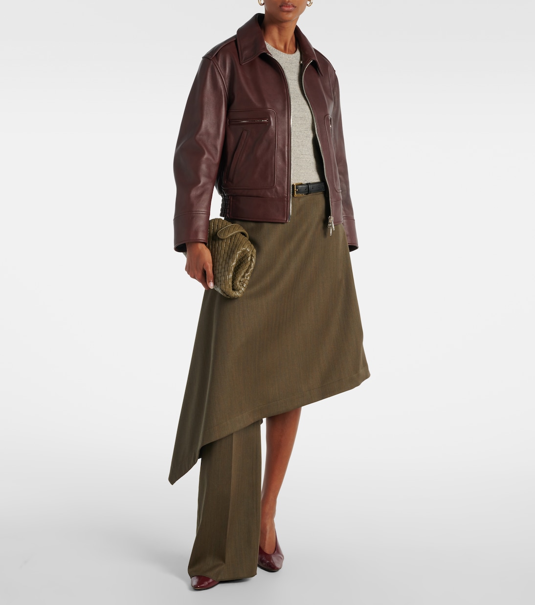 Lauren 1980 Small leather clutch | Bottega Veneta