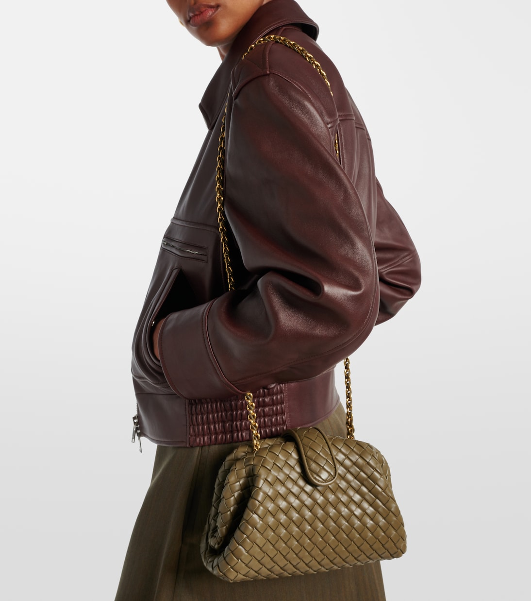 Lauren 1980 Small leather clutch | Bottega Veneta