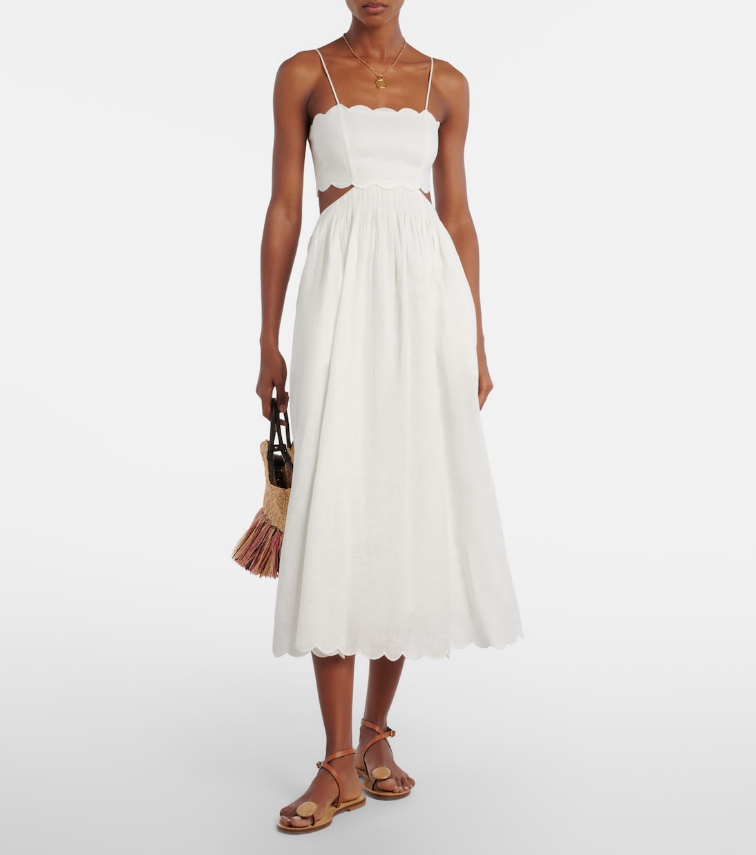 Midikleid Rhiannon aus Leinen | Zimmermann