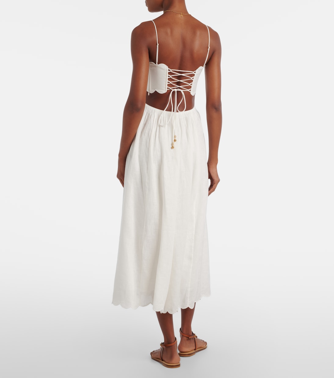 Midikleid Rhiannon aus Leinen | Zimmermann