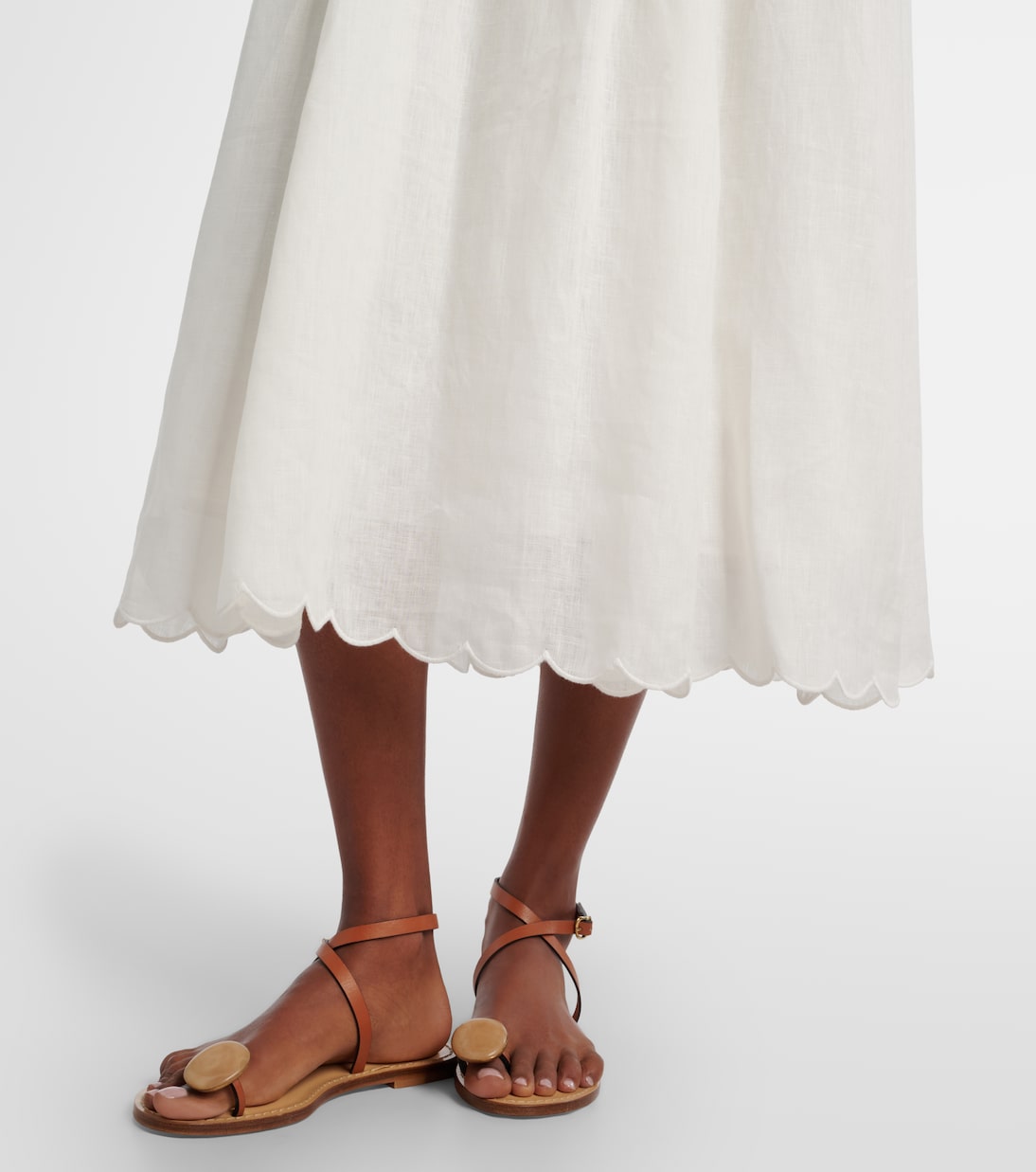 Midikleid Rhiannon aus Leinen | Zimmermann