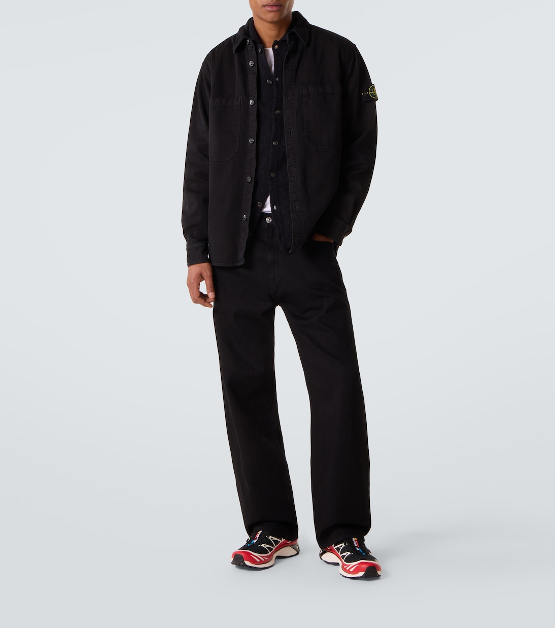 Compass cotton overshirt | Stone Island