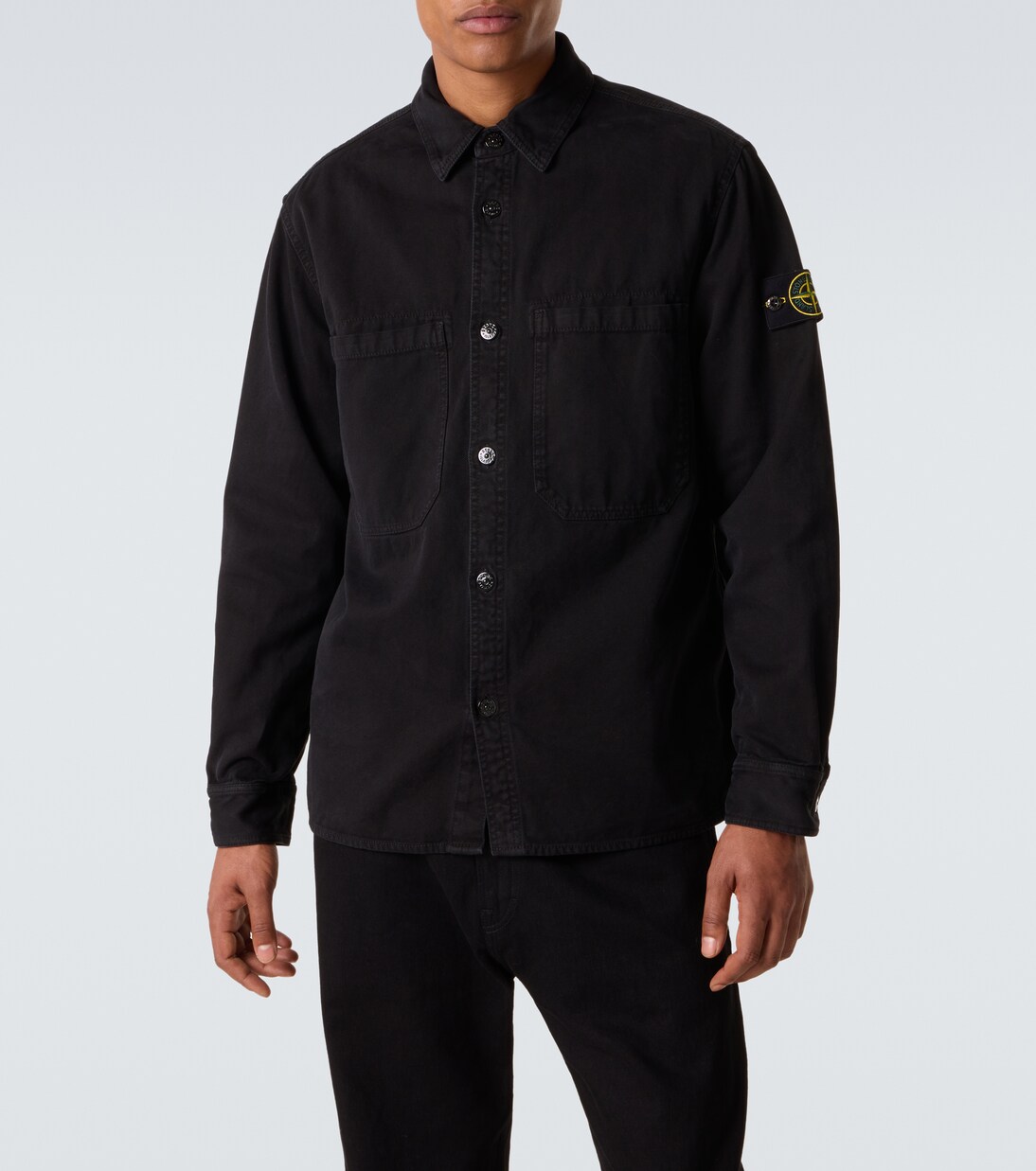 Compass cotton overshirt | Stone Island