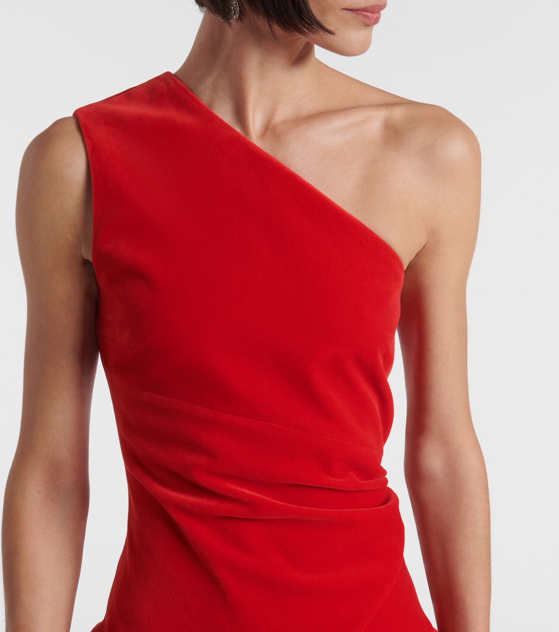 Robe asymétrique en coton | Patou